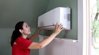 Como instalar una unidad MRCOOL DIY Ductless Mini Split  En Español [upl. by Mansfield]