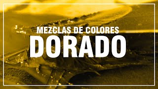 COMO HACER EL COLOR DORADO 🥇 Mezclas de Colores Paso a Paso [upl. by Thorfinn]