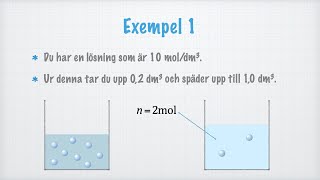 Spädning av lösningar [upl. by Trotta]