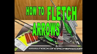 How to Fletch Your Arrows with John Dudley [upl. by Ahdar]