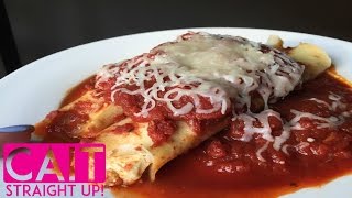 Homemade Manicotti Recipe From Scratch  Cait Straight Up [upl. by Labotsirhc560]