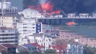 Eastbourne Pier Fire [upl. by Stoller]