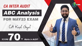 Audit 70 marks Plan  How To Study Audit For CA Inter Exam  Audit Preparation Plan  ABC Analysis [upl. by Nauqahs689]