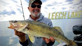 Leech Lake Walleye Fishing – Angling Edge TV [upl. by Mientao]