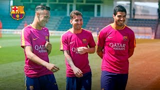 Avalanche of goals in training match from Messi Neymar and co [upl. by Roshelle]