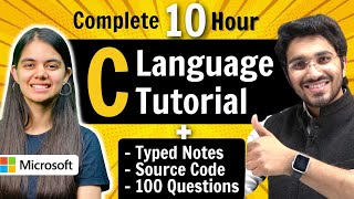 C Language Tutorial for Beginners with Notes amp Practice Questions [upl. by Letney697]