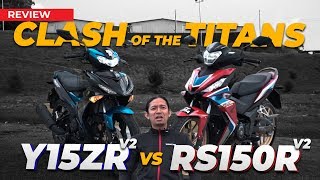 YAMAHA Y15ZR V2 vs HONDA RS150R V2 MANA LAGI HEBAT [upl. by Yrruc]