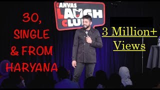 30 Single amp From Haryana  Stand Up Comedy by Vijay Yadav [upl. by Nesyla]