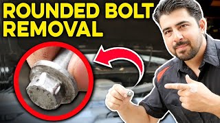 How To Remove A Rounded Nut Or Bolt Without An Impact Wrench [upl. by Davidde]