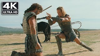 Troy 2004 Hector vs Achilles 4K [upl. by Eledoya]