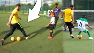 KIDS vs ADULTS at SOCCER this is unbelievable [upl. by Meeka]