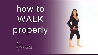 Posture Coach Explains How to WALK Properly [upl. by Airbma]