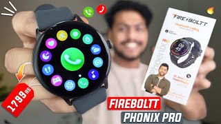 FireBoltt Phoenix Pro Bluetooth Calling Smartwatch Under 2000 Rs Unboxing amp review [upl. by Chill]