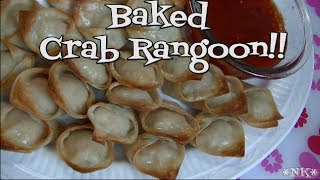 Baked Crab Rangoon Easy Appetizers Noreens Kitchen [upl. by Aniela216]