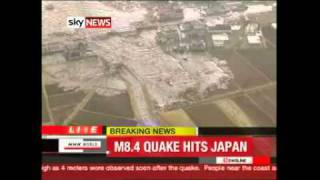 Japan Earthquake Tsunami Hits After 89 Quake [upl. by Hercules]