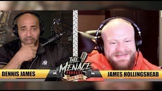 James Hollingshead On The Menace Podcast [upl. by Capp]