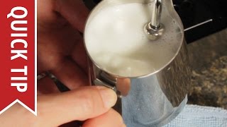 How to AutoFroth Milk for Lattes [upl. by Anehta]