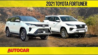 2021 Toyota Fortuner review  More power more features for more money  First Drive  Autocar India [upl. by Mulvihill848]