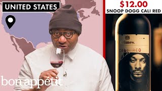 Sommelier Tries 20 Red Wines Under 15  World of Wine  Bon Appétit [upl. by Eleumas]