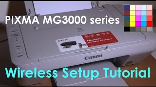 PIXMA MG3050 MG3040 MG3020 E474 series Wifi Setup part3 [upl. by Holleran]