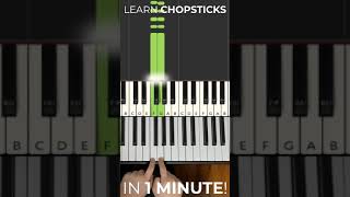 How to play Chopsticks on Piano in Under 1 Minute [upl. by Carolee]