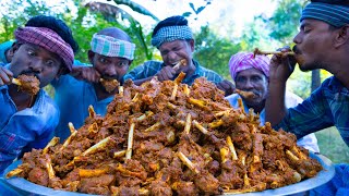 MUTTON BONE MARROW  Chettinad Mutton Bone Marrow Cooking and Eating in Village  Mutton Recipes [upl. by Weidner]