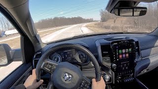 2019 RAM 1500 Limited 57L V8 4WD Crew Cab  POV Review [upl. by Crissy]