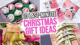 10 LastMinute DIY Christmas Gift Ideas [upl. by Bunker]