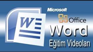 Word Bölüm 3 Yazı Oluşturma ve düzenleme [upl. by Georgia]