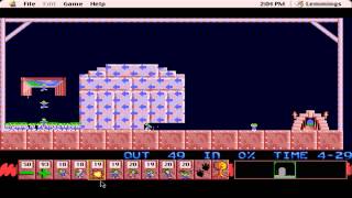 Lemmings  Classic Mac Games [upl. by Yneffit]