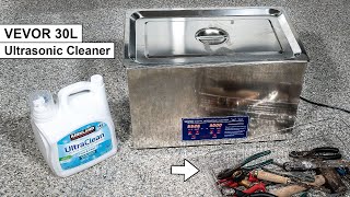 VEVOR 30L Ultrasonic Cleaner Unboxing amp Review [upl. by Irap]