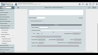 Gestión administrativa Séneca Registro electrónico Entradas y salidas [upl. by Thalia]