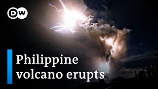 Philippine volcano eruption How dangerous is it  DW News [upl. by Derinna]