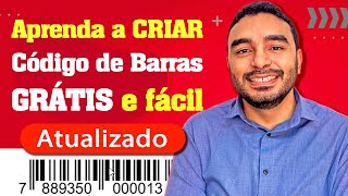 Como Criar Código de Barras Grátis para Etiquetar Produtos [upl. by Slack740]