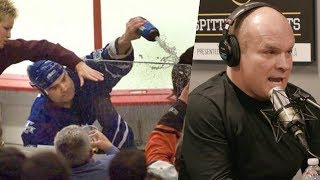 Tie Domi Discusses Fighting A Fan In The Penalty Box In Philly On Spittin Chiclets [upl. by Aeel387]