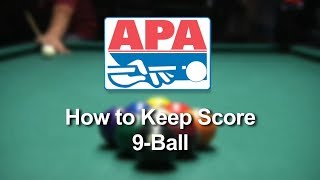 How to Keep Score While Playing 9Ball in the APA Pool League [upl. by Calabrese425]