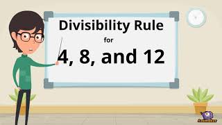 Divisibility Rules for 4 8 and 12 [upl. by Koss]