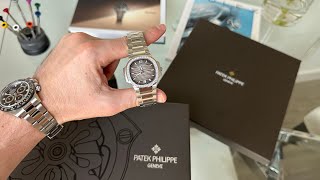 Unboxing New Patek Philippe Nautilus [upl. by Eelyme]