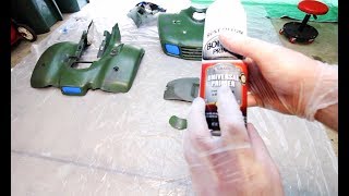 How To Paint ATV Plastics [upl. by Acirret]