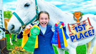 Addys First Horse Show [upl. by Ketti590]