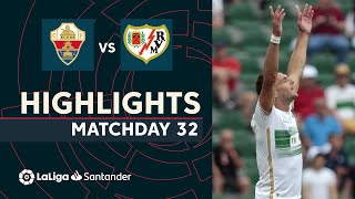 Resumen de Elche CF vs Rayo Vallecano 40 [upl. by Dicks]