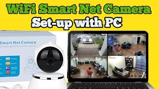 How to Connect WiFi SmartNet CCTV Camera to PC or Laptop [upl. by Domash]