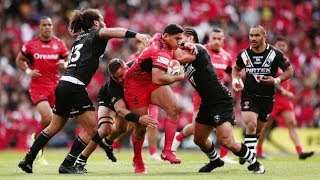 Kiwis Vs Mate Maa Tonga  RLWC 2017 Highlights [upl. by Aiclef]