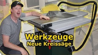 Werkzeuge  Neue Kreissäge Record Power TS250C  Review [upl. by Ardnat]