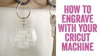 How to Engrave with Your Cricut Machine [upl. by Eatnuahs]