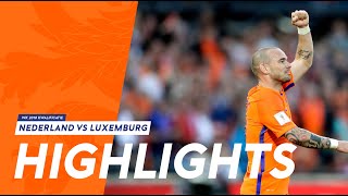 Highlights Nederland  Luxemburg 09062017 WK 2018kwalificatie [upl. by Eseela]