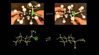 Monosubstituted cyclohexane  Organic chemistry  Khan Academy [upl. by Nosila633]