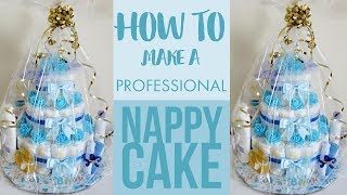 How To Make A Professional Nappy Cake [upl. by Giah]