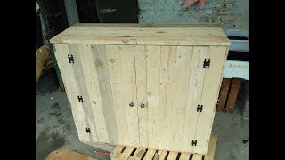 Mobiletto con pallets riciclati  DIY [upl. by Gerrie487]