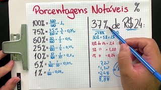 💡 DICA 16  Como Calcular PORCENTAGEM DE CABEÇA Através das Porcentagens Notáveis [upl. by Aseyt]